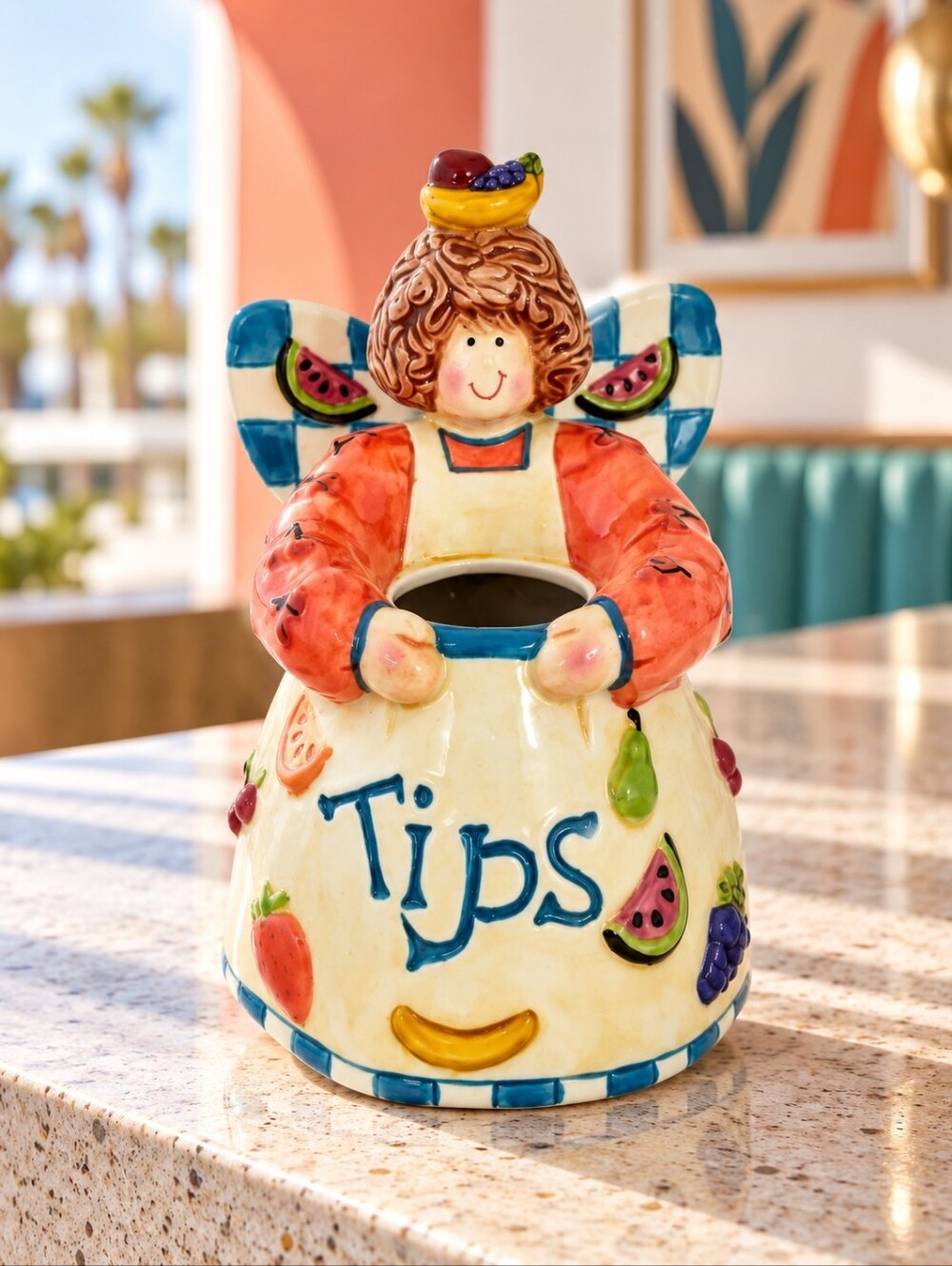 Debra Jordan Bryan Pennies From Heaven Tips Angel Coin Bank 2000 Y2K